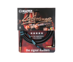 Кабель инструментальный KLOTZ LA-GRANGE INSTRUMENT CABLE ANGLED BLACK 3M