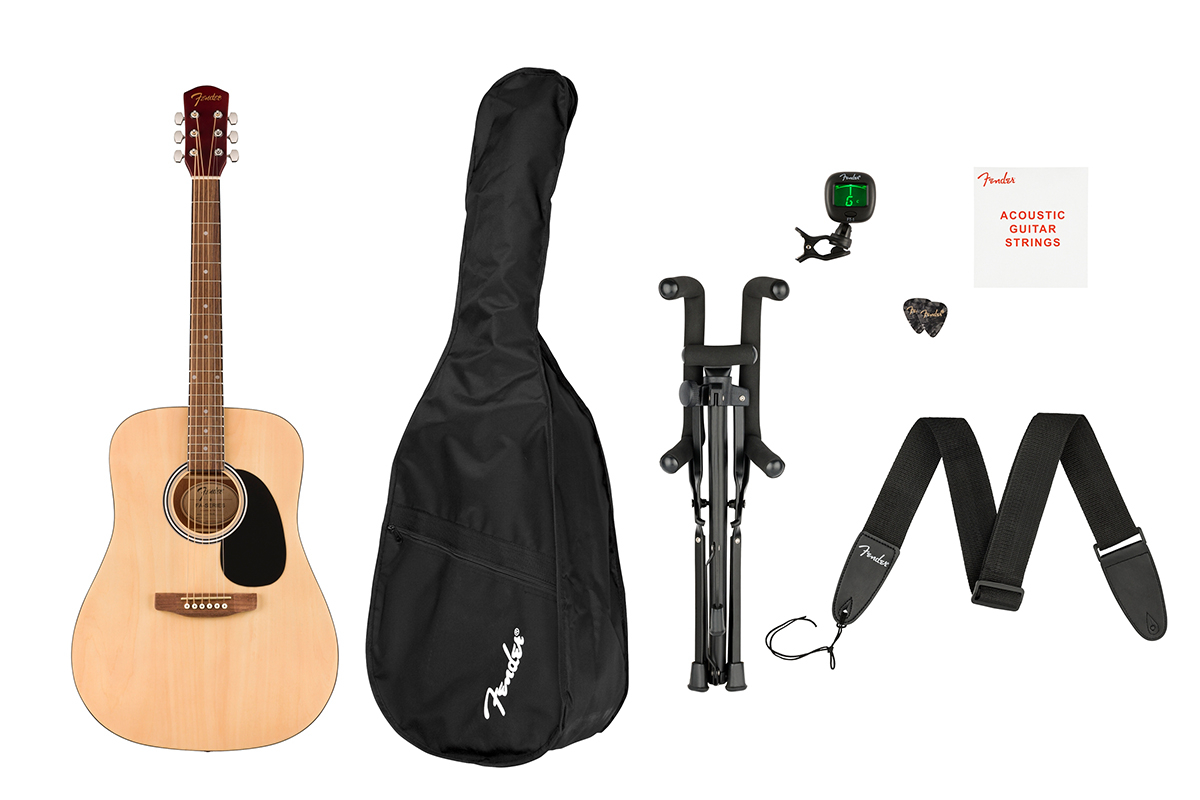 Гітарний набір з акустичною гітарою FENDER FA-25 PACK NATURAL