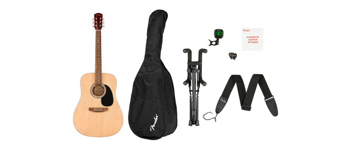 Гітарний набір з акустичною гітарою FENDER FA-25 PACK NATURAL