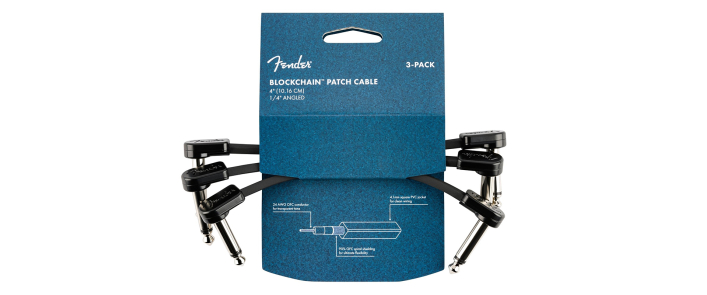 Кабель інструментальний FENDER BLOCKCHAIN 4' CABLE 3-PACK