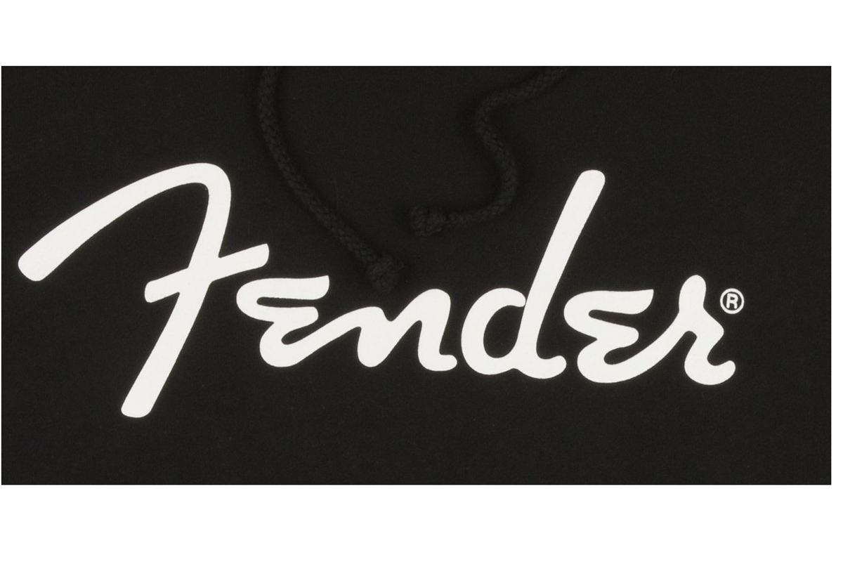 Толстовка FENDER HOODIE SPAGHETTI LOGO BLACK XL
