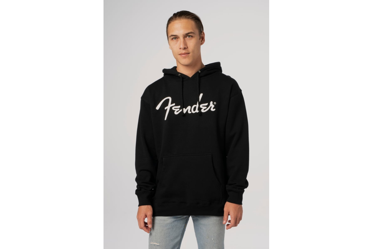Толстовка FENDER HOODIE SPAGHETTI LOGO BLACK XL
