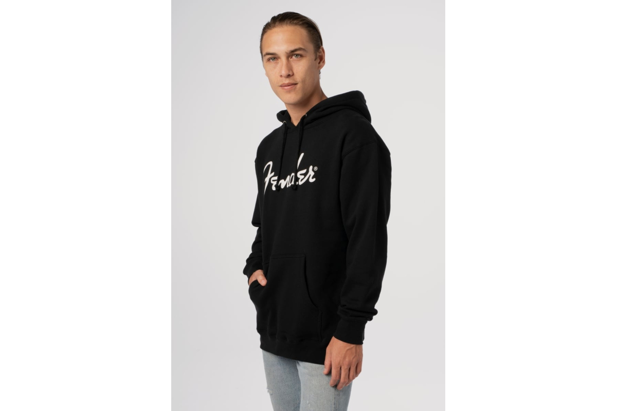Толстовка FENDER HOODIE SPAGHETTI LOGO BLACK XL