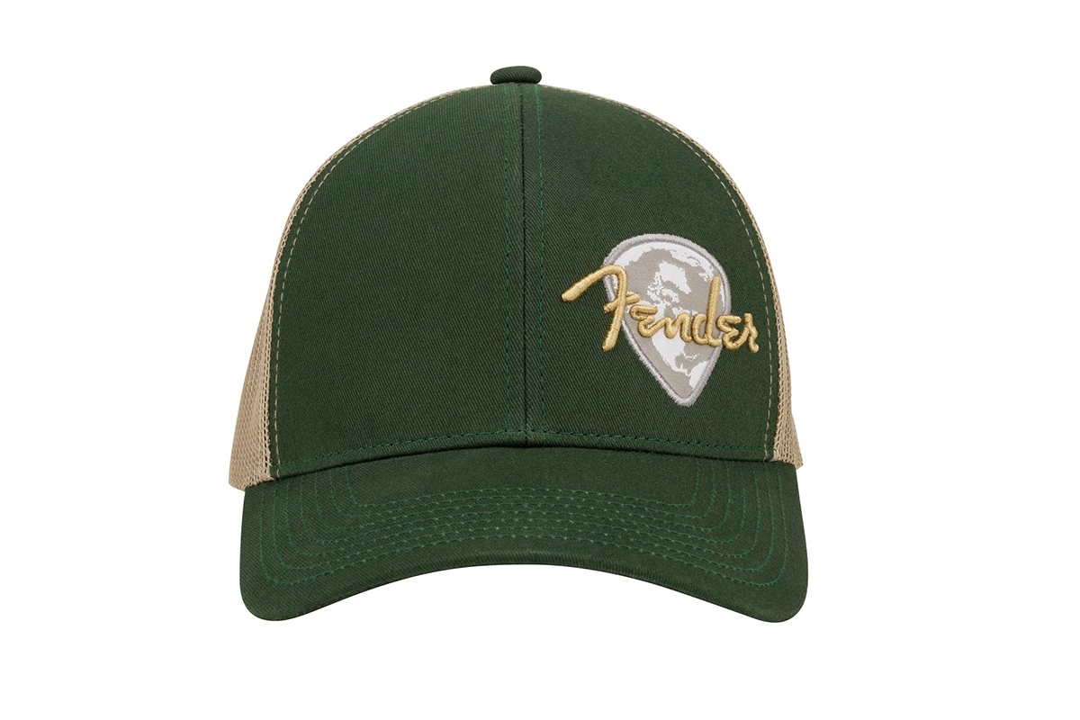 Кепка FENDER GLOBE PICK PATCH HAT GREEN KHAKI