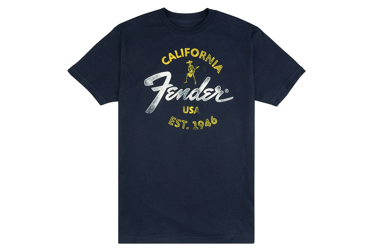 Футболка FENDER T-SHIRT BAJA BLUE XL