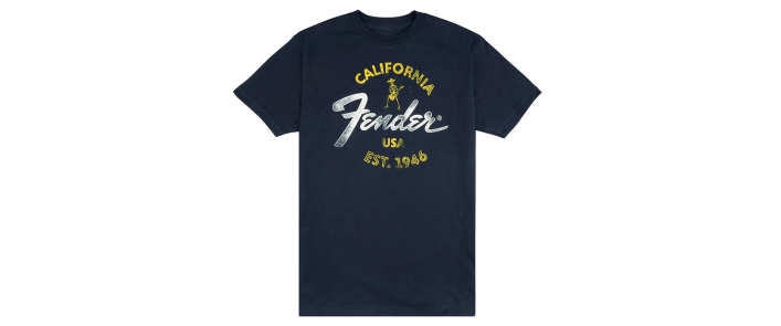 Футболка FENDER T-SHIRT BAJA BLUE XL