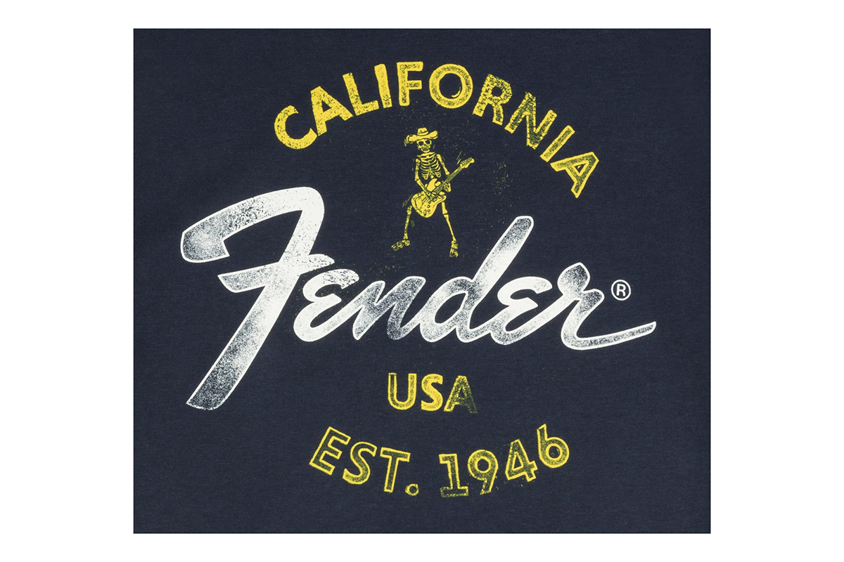 Футболка FENDER T-SHIRT BAJA BLUE XL