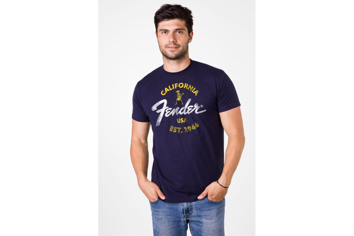 Футболка FENDER T-SHIRT BAJA BLUE XL