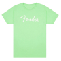 Футболка FENDER T-SHIRT SPAGHETTI LOGO SURF GREEN L
