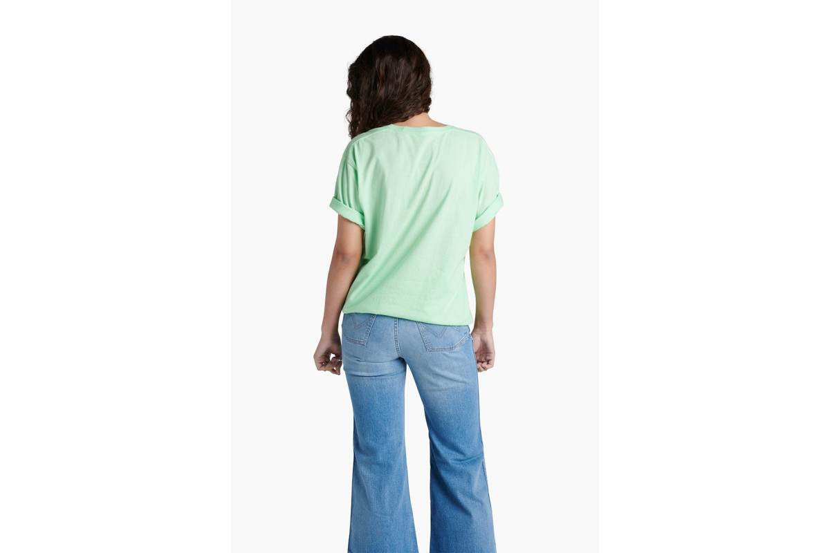 Футболка FENDER T-SHIRT SPAGHETTI LOGO SURF GREEN L