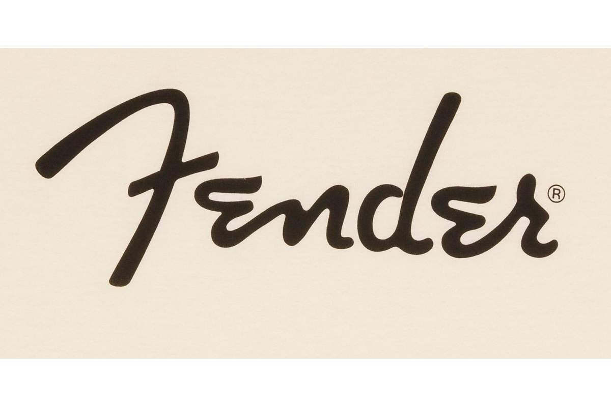 Футболка FENDER T-SHIRT SPAGHETTI LOGO OLYMPIC WHITE XL