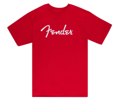 Футболка FENDER T-SHIRT SPAGHETTI LOGO DAKOTA RED L