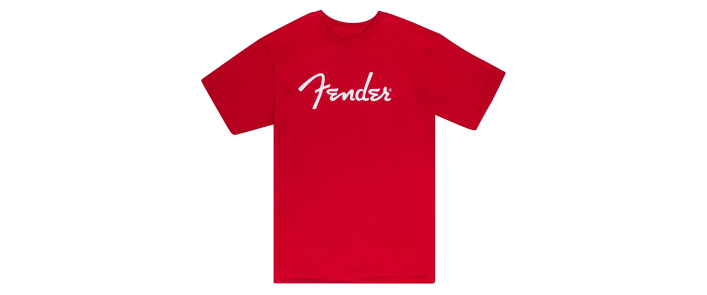 Футболка FENDER T-SHIRT SPAGHETTI LOGO DAKOTA RED L