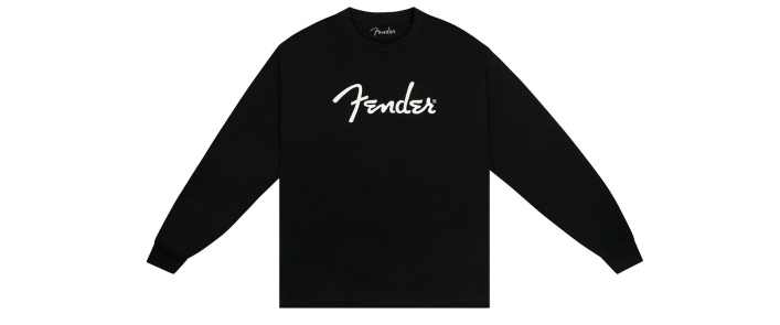 Лонгслив FENDER LONG-SLEEVE T-SHIRT SPAGHETTI LOGO BLACK XL