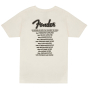 Футболка FENDER T-SHIRT WORLD TOUR VINTAGE WHITE XL