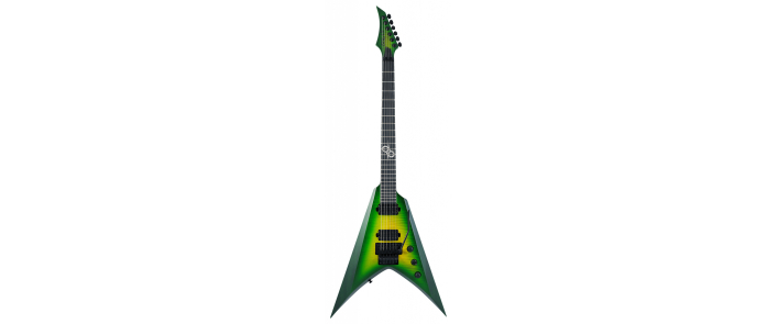  Електрогітара Solar Guitars V1.6FRLB FLAME LIME BURST MATTE