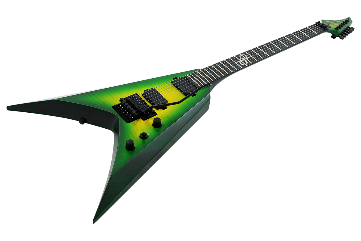  Електрогітара Solar Guitars V1.6FRLB FLAME LIME BURST MATTE