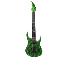  Електрогітара Solar Guitars A2.7GN CANIBALISMO+ GREEN NEON OPEN PORE MATTE