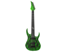  Електрогітара Solar Guitars A2.7GN CANIBALISMO+ GREEN NEON OPEN PORE MATTE