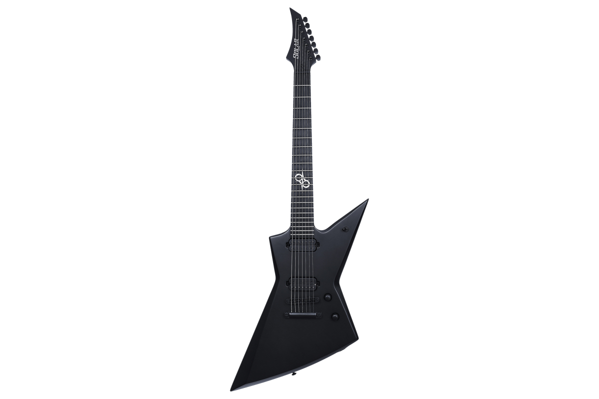 Електрогітара Solar Guitars E2.7C CARBON BLACK MATTE