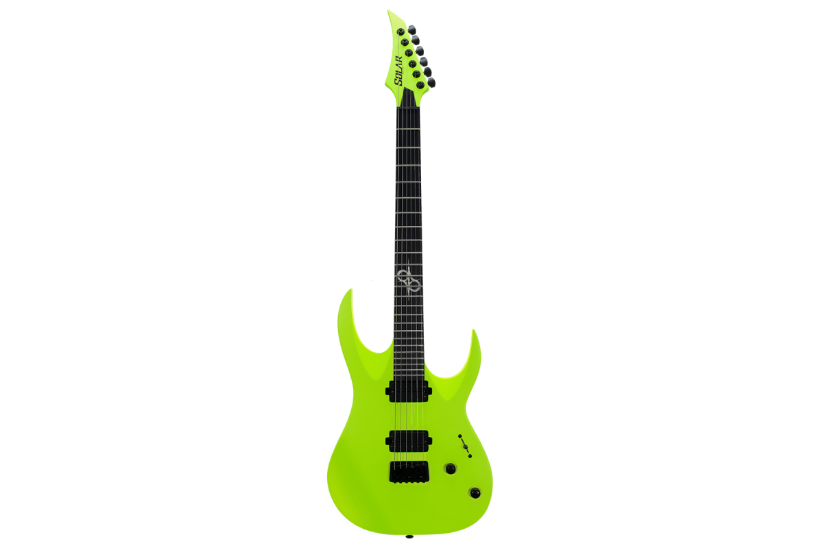 Електрогітара SOLAR GUITARS A2.6LN LEMON NEON MATTE
