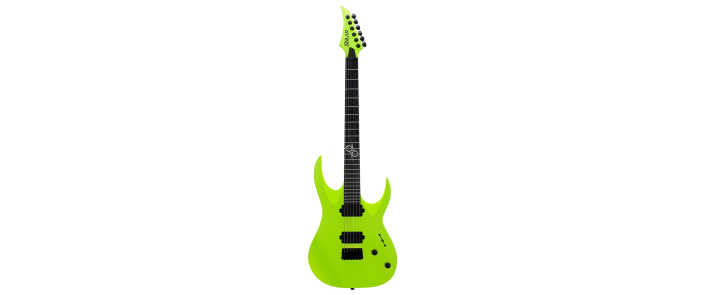 Електрогітара SOLAR GUITARS A2.6LN LEMON NEON MATTE