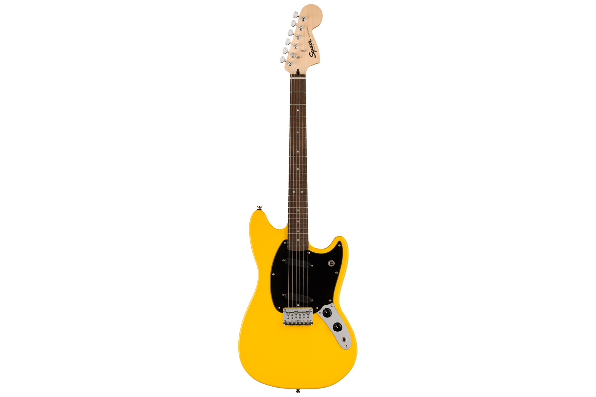 Электрогитара SQUIER by FENDER SONIC MUSTANG LRL BPG GRAFITY YELLOW