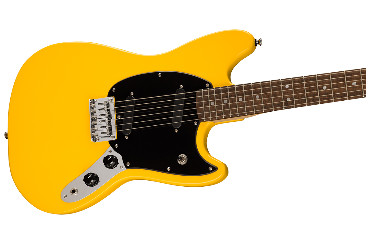 Электрогитара SQUIER by FENDER SONIC MUSTANG LRL BPG GRAFITY YELLOW