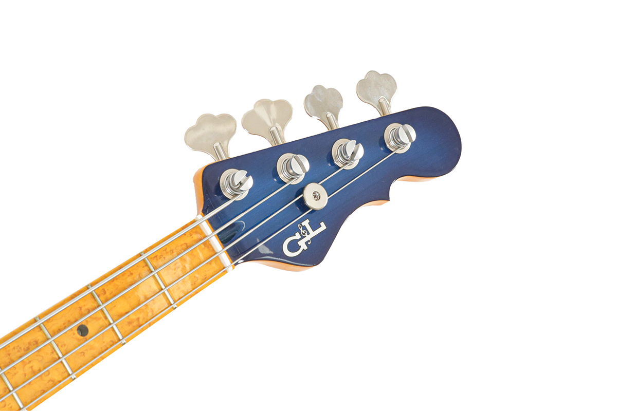 Бас-гитара GL Guitars L1200 Bass guitar Blue transparent