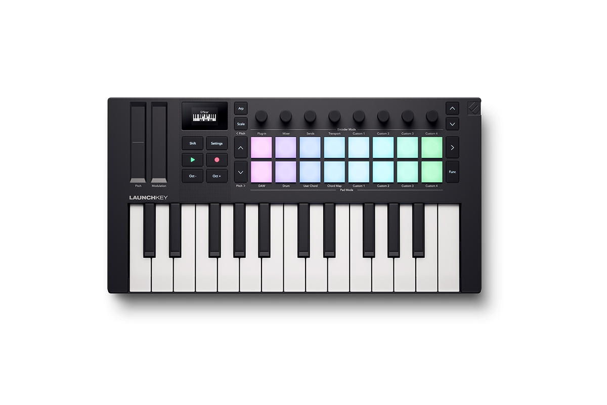MIDI клавиатура NOVATION Launchkey Mini 25 MK4
