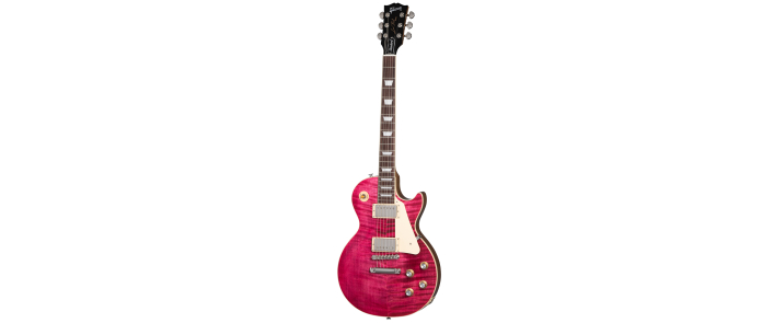 Электрогитара GIBSON LES PAUL STANDARD 60s FIGURED TOP TRANSLUCENT FUCHSIA