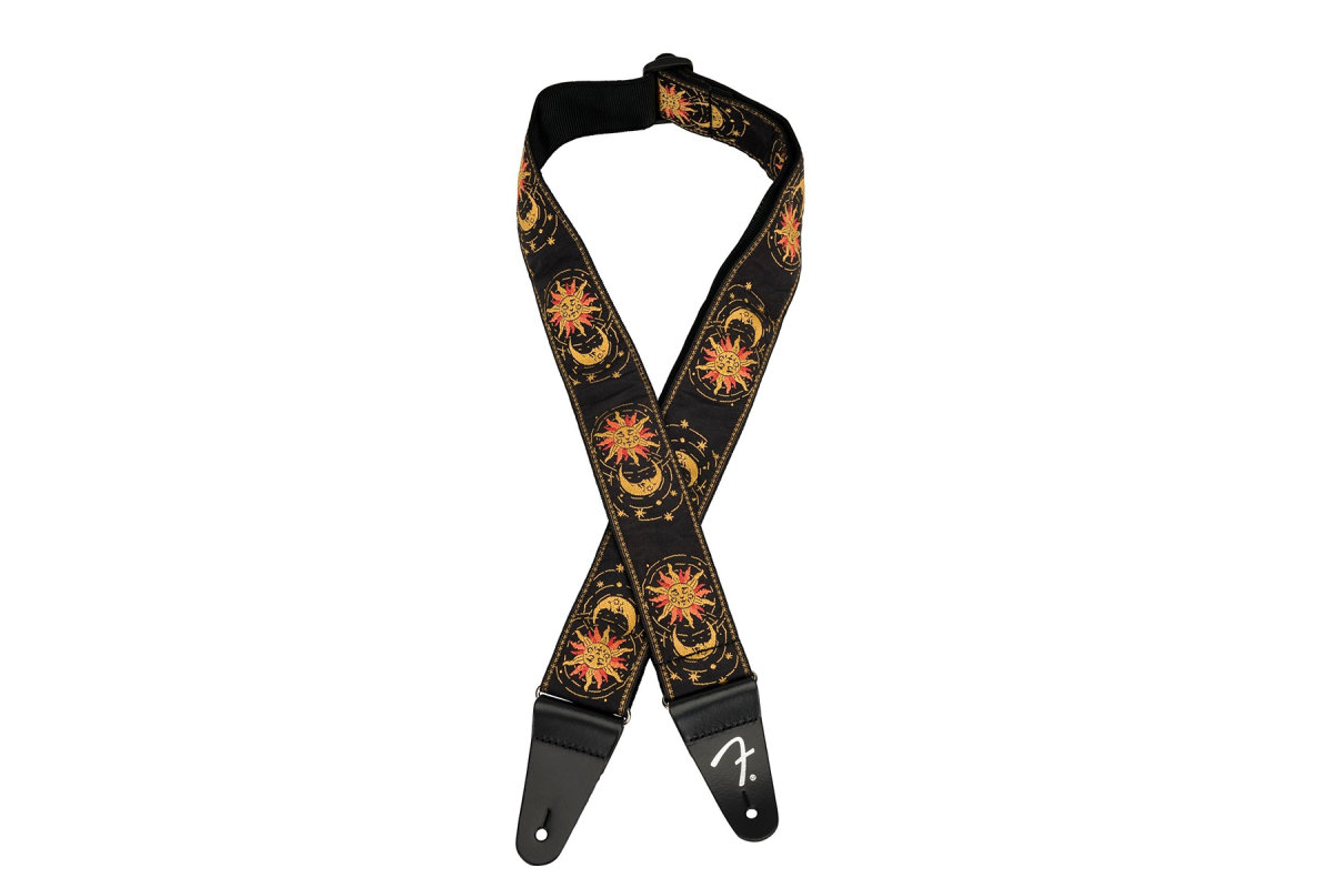 Ремень гитарный FENDER STRAP 2" AMERICAN VINTAGE II SUN STRAP SUNBURST