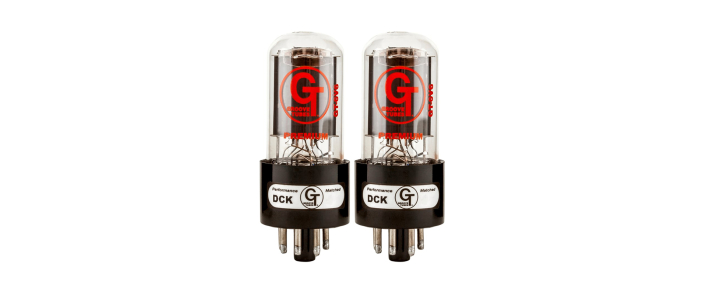 Подобранная пара ламп FENDER GROOVE TUBES GT 6V6 DUET TUBES