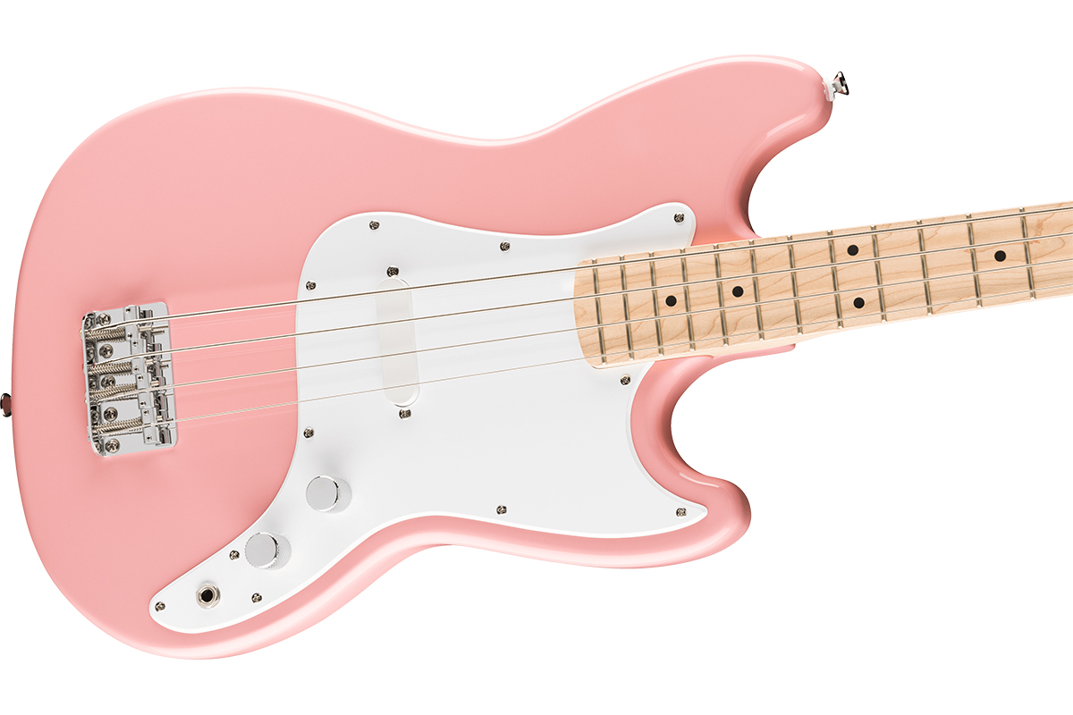 Бас-гітара SQUIER by FENDER SONIC FSR BRONCO BASS SHELL PINK