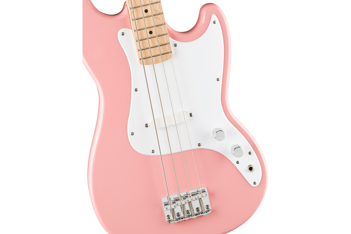 Бас-гітара SQUIER by FENDER SONIC FSR BRONCO BASS SHELL PINK