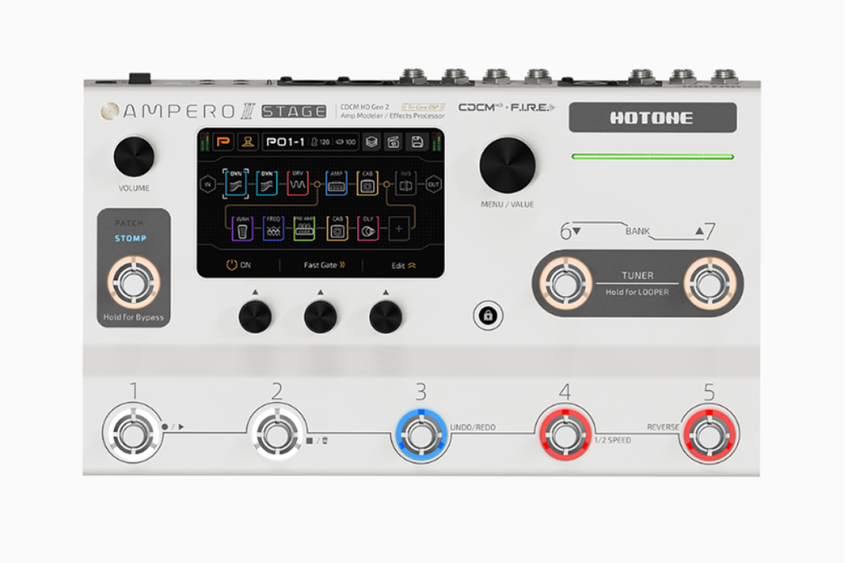 Гитарный процессор эффектов HOTONE AUDIO AMPERO II STAGE