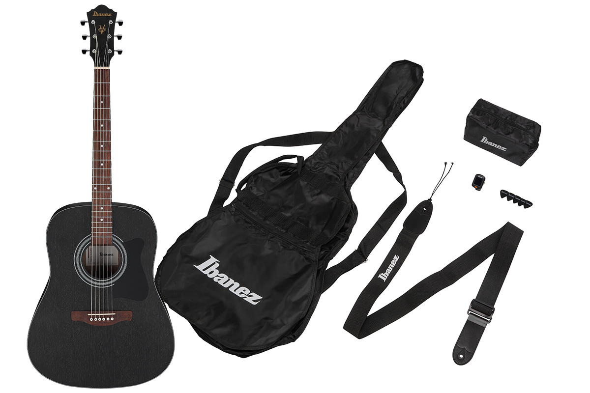 Гитарный набор с акустической гитарой IBANEZ V54NJP WK