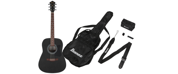 Гитарный набор с акустической гитарой IBANEZ V54NJP WK