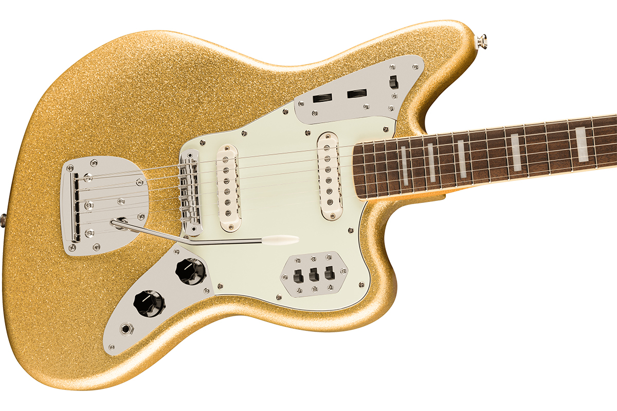 Электрогитара SQUIER LIMITED EDITION CLASSIC VIBE '70S JAGUAR MATCHING HEADSTOCK GOLD SPARKLE