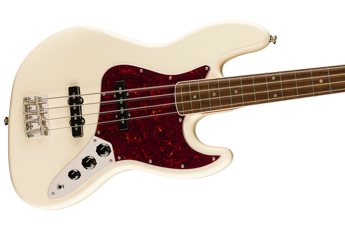 Бас-гітара SQUIER by FENDER LIMITED EDITION CLASSIC VIBE MID-'60S JAZZ BASS OLYMPIC WHITE