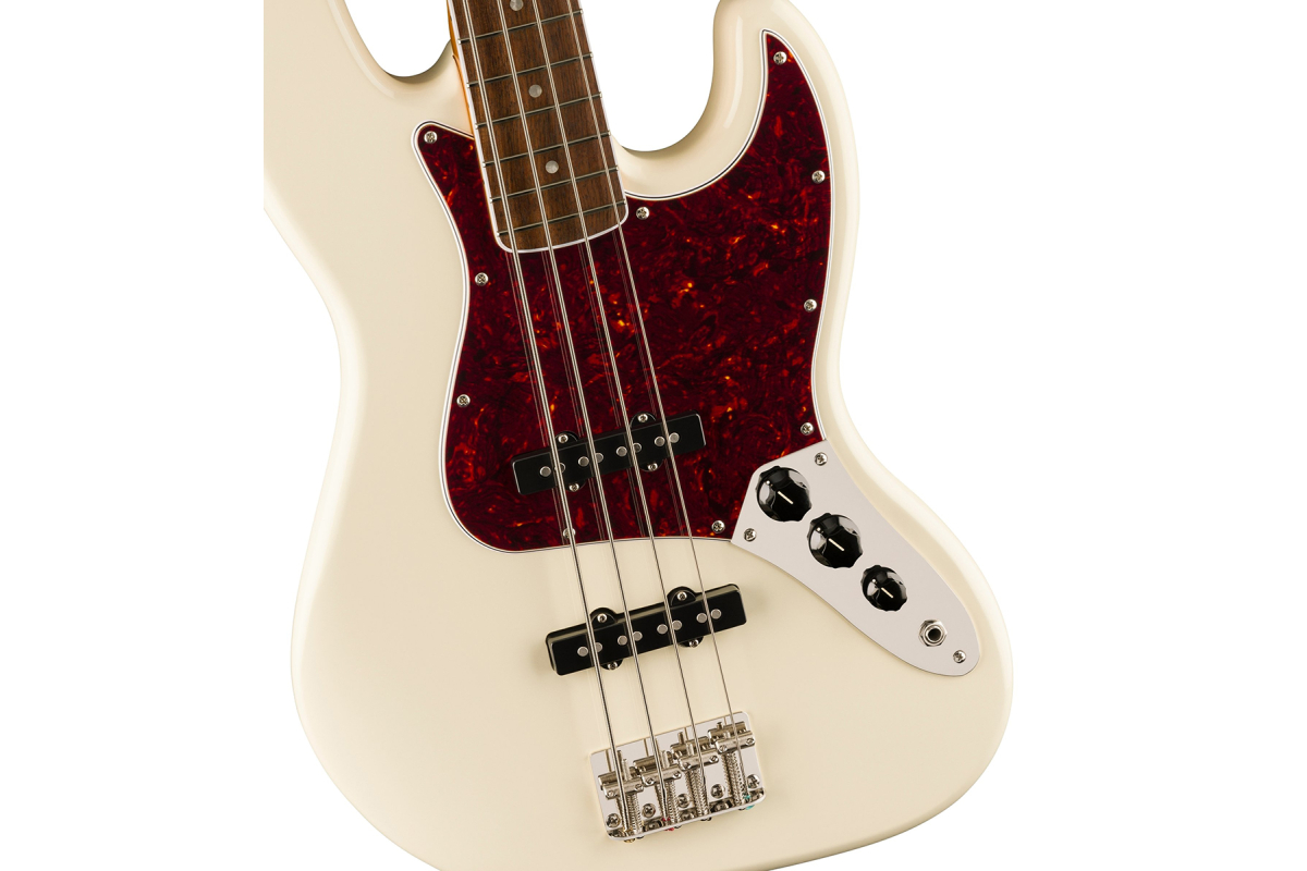 Бас-гітара SQUIER by FENDER LIMITED EDITION CLASSIC VIBE MID-'60S JAZZ BASS OLYMPIC WHITE