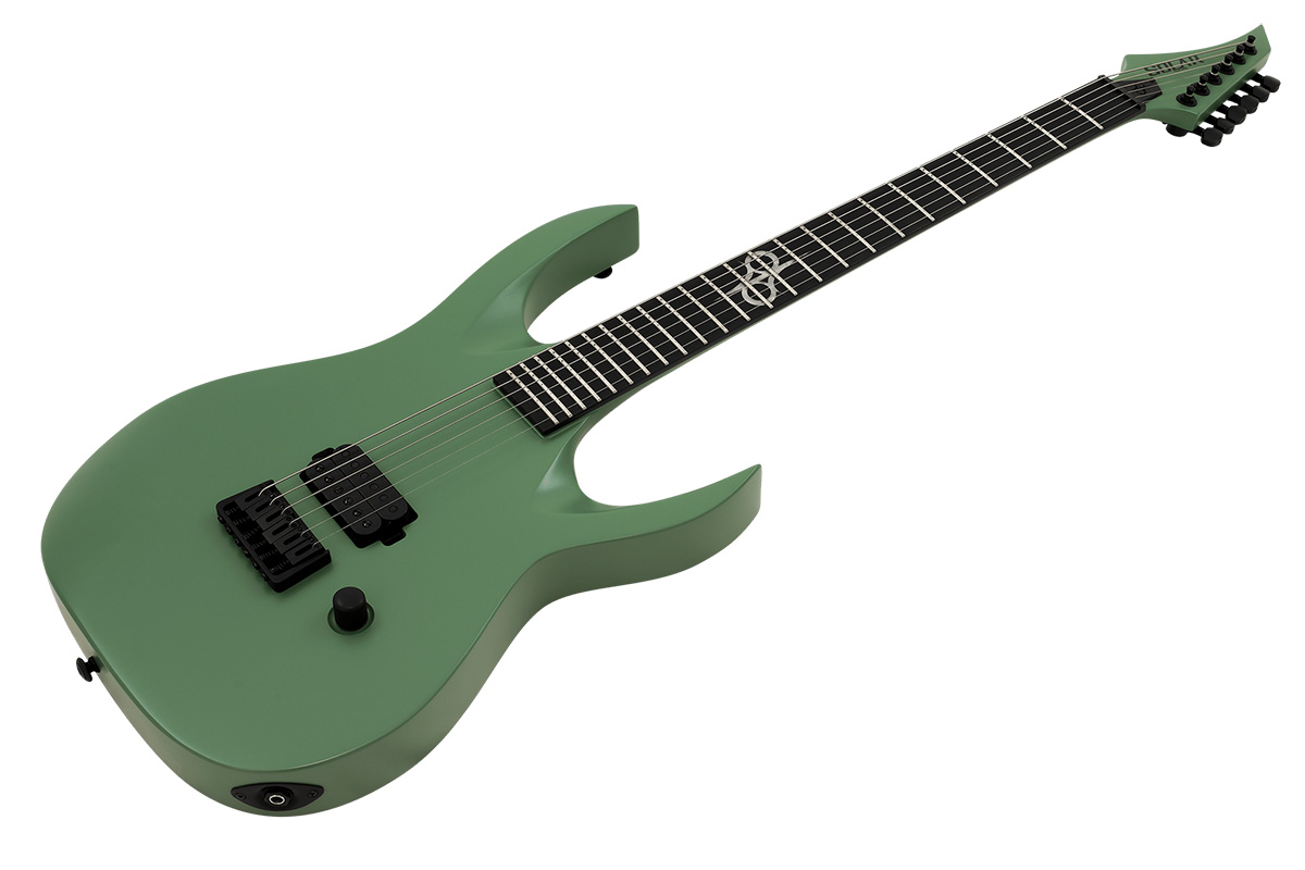 Електрогітара SOLAR GUITARS A2.6AG ARMY GREEN MATTE