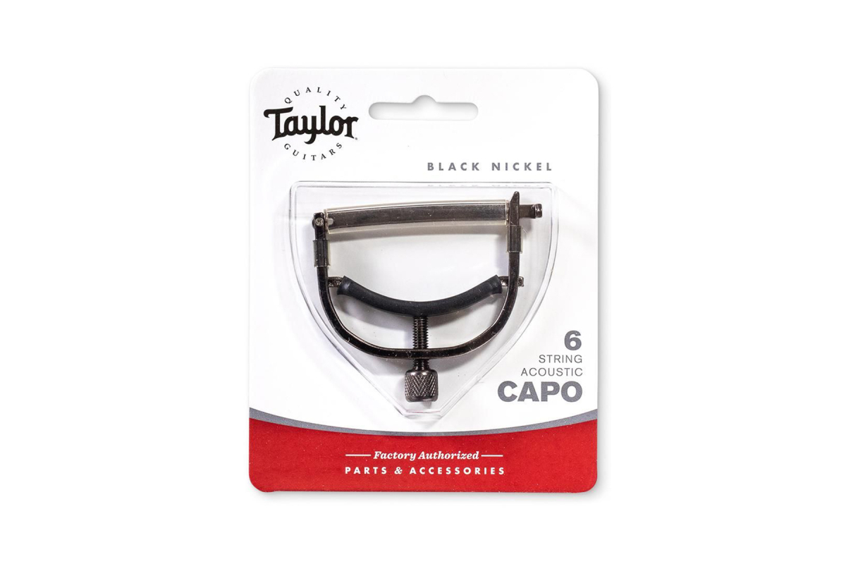 Каподастр TAYLOR GUITARS CAPO 6 STRING BLACK NICKEL