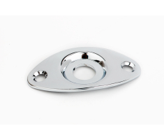 Гнездо для гитары FENDER FOOTBALL SHAPE JACK FERRULE CHROME