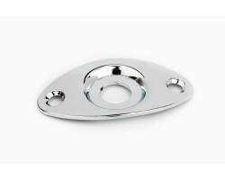 Гнездо для гитары FENDER FOOTBALL SHAPE JACK FERRULE CHROME