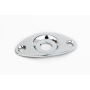 Гнездо для гитары FENDER FOOTBALL SHAPE JACK FERRULE CHROME