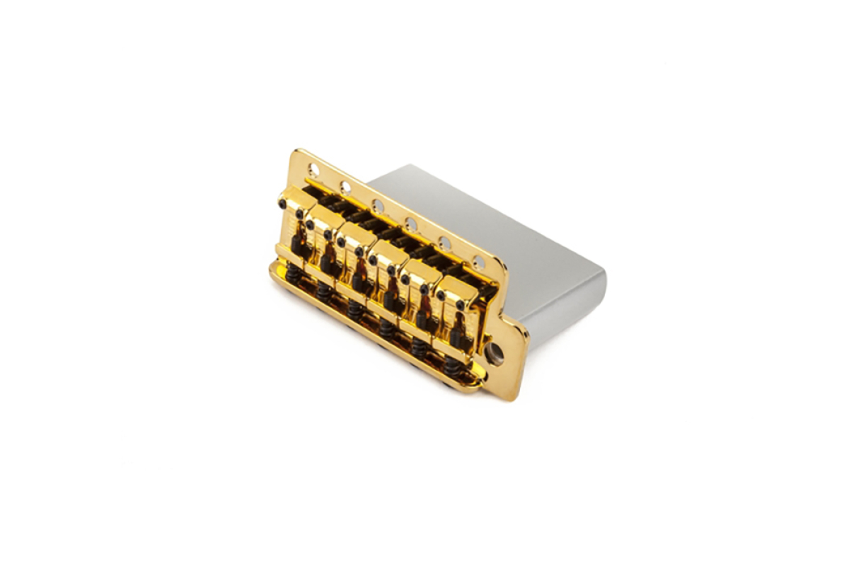 Бридж в сборе FENDER VINTAGE-STYLE STRAT BRIDGE ASSEMBLIES GOLD