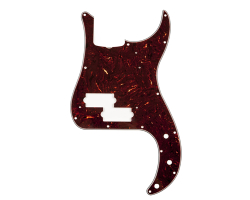 Пикгард FENDER PURE VINTAGE '63 PRECISION BASS PICKGUARD - BROWN SHELL