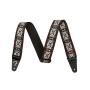 Ремень гитарный FENDER STRAP 2" PASADENA WOVEN RED SNOWFLAKE