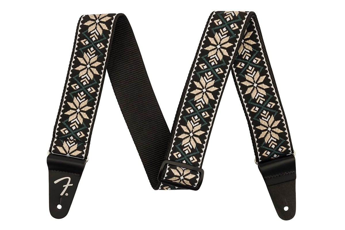 Ремень гитарный FENDER STRAP 2" PASADENA WOVEN YELLOW SNOWFLAKE